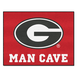 Georgia Bulldogs Man Cave All-Star Rug - 34 in. x 42.5 in.