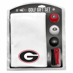 Georgia Bulldogs Microfiber Towel Gift Set - 16 x 40 (White)