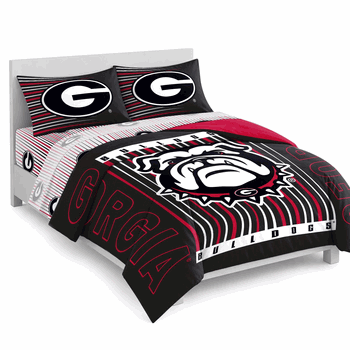 Georgia Bulldogs Momentum Bed In A Bag Queen