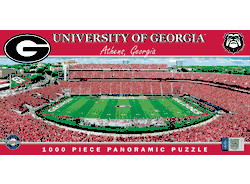 Georgia Bulldogs NCAA 1000pc Panoramic Puzzle