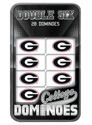 Georgia Bulldogs NCAA Dominoes