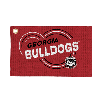 Georgia Bulldogs NCAA Droplets Waffle Fan Towel 16x25 inches