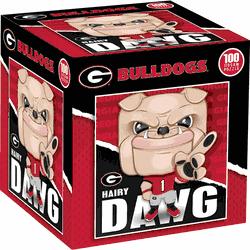 Georgia Bulldogs NCAA Mascot 100 Piece Square Puzzle