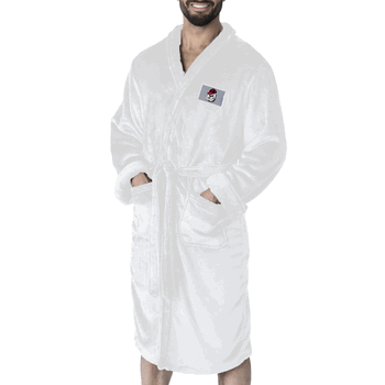 Georgia Bulldogs NCAA White Out Silk Touch Robe Large/XLarge