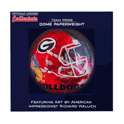 Georgia Bulldogs Paperweight Domed