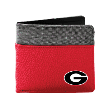 Georgia Bulldogs Pebble BiFold Wallet LRED