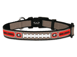Georgia Bulldogs Pet Collar Reflective Football Size Small CO