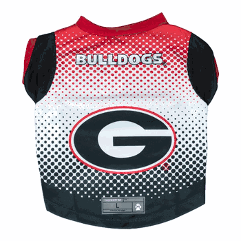 Georgia Bulldogs Pet Performance Tee Shirt Large