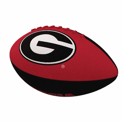 Georgia Bulldogs Pinwheel Logo Junior Size Rubber Football