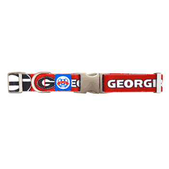 Georgia Bulldogs Premium Pet Collar L