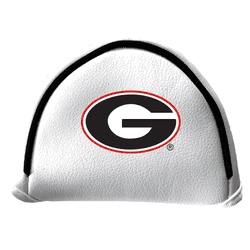 Georgia Bulldogs Putter Cover - Mallet (White)