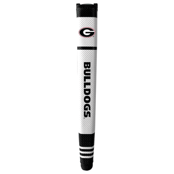 Georgia Bulldogs Putter Grip (White with colored stripes)
