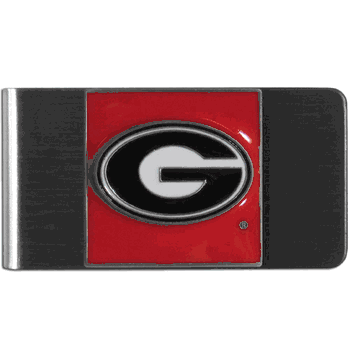 Georgia Bulldogs Steel Money Clip