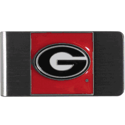Georgia Bulldogs Steel Money Clip