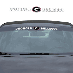 Georgia Bulldogs Sun Stripe Windshield Decal 3.25 in. x 34 in.