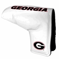 Georgia Bulldogs Tour Blade Putter Cover (White)