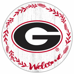 Georgia Bulldogs Welcome 12in Circle