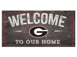 Georgia Bulldogs Welcome Distressed 6 x 12