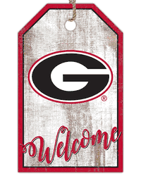 Georgia Bulldogs Welcome Team Tag 11x19 Sign