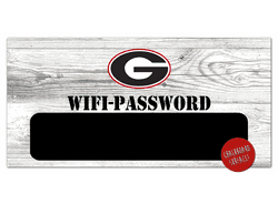 Georgia Bulldogs Wifi Password 6x12 Sign