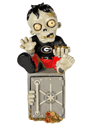 Georgia Bulldogs Zombie Figurine Bank CO