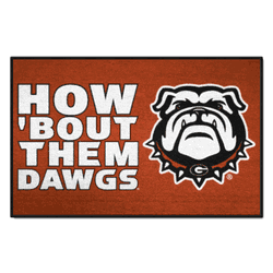 Georgia Starter Mat Accent Rug - 19in. x 30in. Slogan Design