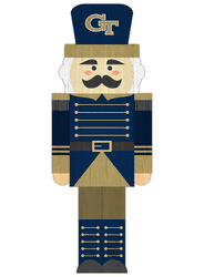 Georgia Tech Yellow Jackets 31" Nutcracker Leaner