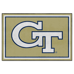 Georgia Tech Yellow Jackets 5ft. x 8 ft. Plush Area Rug, GT