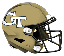 Georgia Tech Yellow Jackets Authentic Helmet Cutout 24"