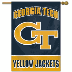 Georgia Tech Yellow Jackets Banner 28x40 Vertical