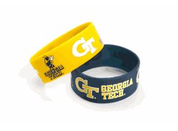 Georgia Tech Yellow Jackets Bracelets - 2 Pack Wide
