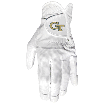Georgia Tech Yellow Jackets Cool mesh with cabretta leather - one size - mens left