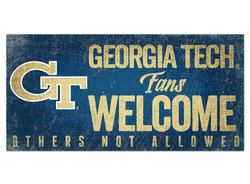 Georgia Tech Yellow Jackets Fans Welcome Sign