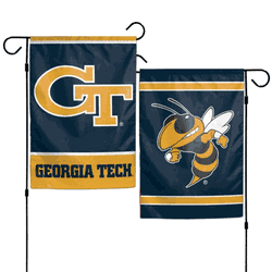 Georgia Tech Yellow Jackets Flag 12x18 Garden Style 2 Sided