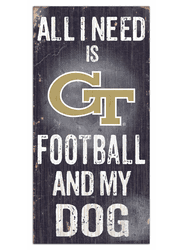 Georgia Tech Yellow Jackets Football and My Dog Sign