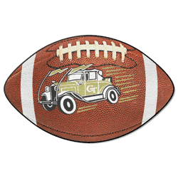 Georgia Tech Yellow Jackets Football Rug - 20.5in. x 32.5in.