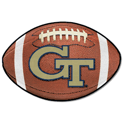 Georgia Tech Yellow Jackets Football Rug - 20.5in. x 32.5in., GT