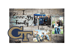 Georgia Tech Yellow Jackets I Love my Family Clip Frame