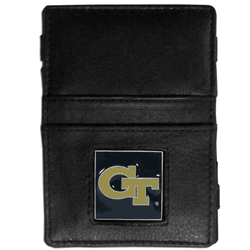 Georgia Tech Yellow Jackets Leather Jacob's Ladder Wallet