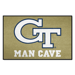 Georgia Tech Yellow Jackets Man Cave Starter Mat Accent Rug - 19in. x 30in., GT