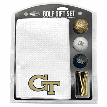 Georgia Tech Yellow Jackets Microfiber Towel Gift Set - 16 x 40 (White)