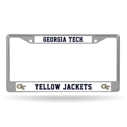 Georgia Tech Yellow Jackets Chrome Frame
