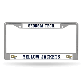 Georgia Tech Yellow Jackets Chrome Frame