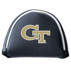 Georgia Tech Yellow Jackets Putter Cover - Mallet (Colored)