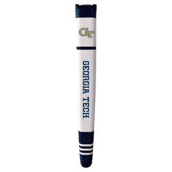 Georgia Tech Yellow Jackets Putter Grip (White with colored stripes)