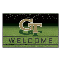Georgia Tech Yellow Jackets Rubber Door Mat - 18in. x 30in.