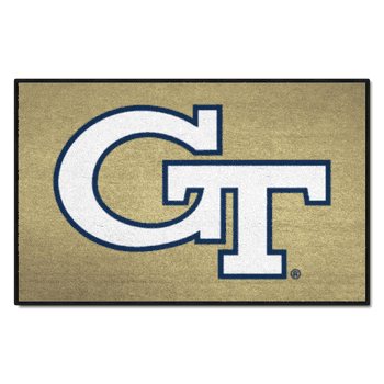 Georgia Tech Yellow Jackets Starter Mat Accent Rug - 19in. x 30in., GT