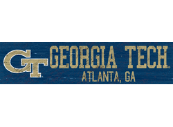 Georgia Tech Yellow Jackets Team Name Sign