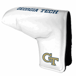 Georgia Tech Yellow Jackets Tour Blade Putter Cover (White)