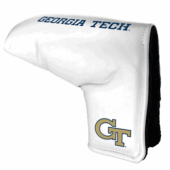 Georgia Tech Yellow Jackets Tour Blade Putter Cover (White)